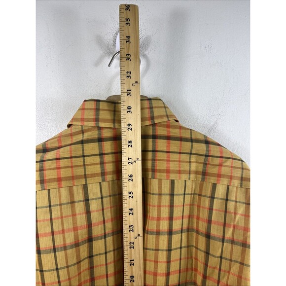 VINTAGE BVD Plaid Button Down Men’s Shirt Size L neva-press Made In Japan Rare - Picture 5 of 7